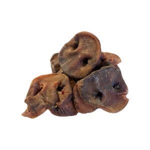 Natural pig snouts dog treats, a crunchy delight packed with flavor, ideal for satisfying your pup's chewing instincts and taste buds.